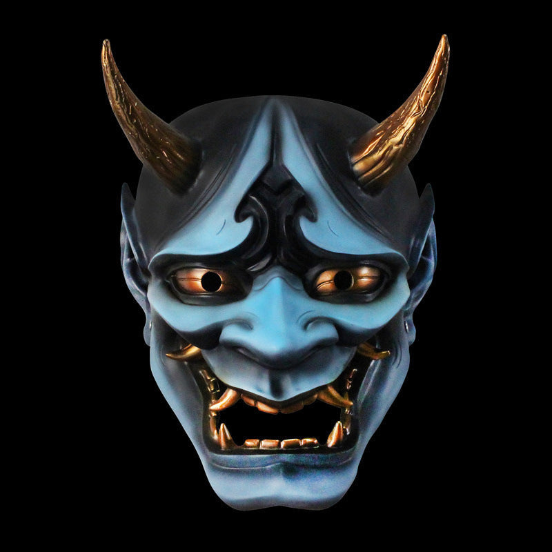 Harpiks Demon Maske Fullt Ansikt Hornet Cosplay Halloween 2025