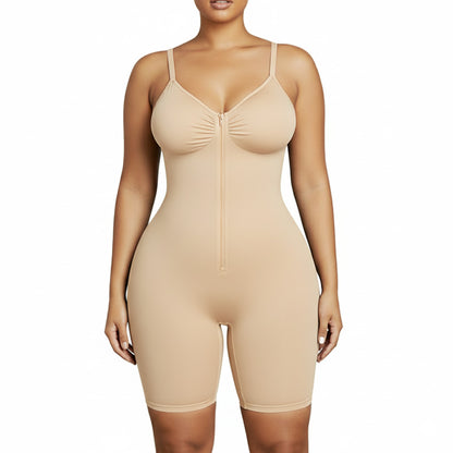 Seamless Women's Shapewear Bodysuit - full-body shaping, spandex blend, everyday wear