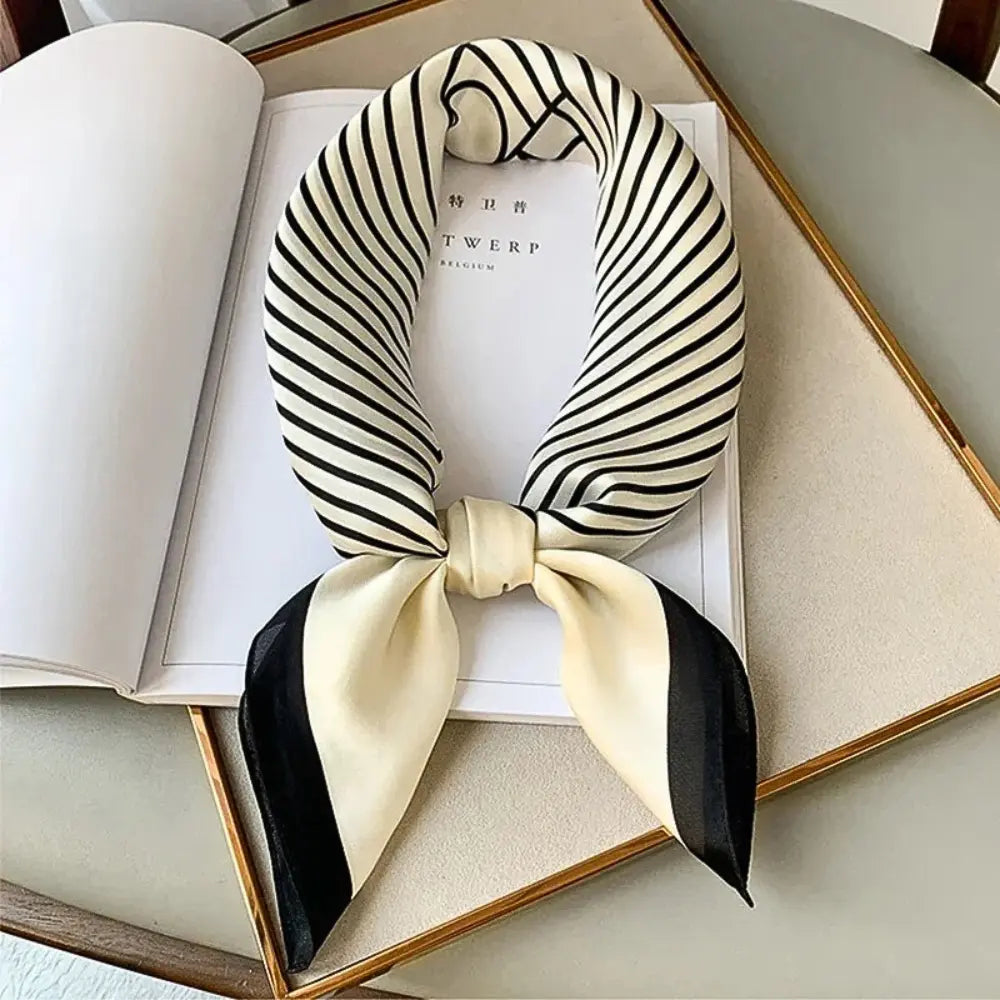 Soft Versatile Women's Silk Scarf - Narrow, Everyday Wear