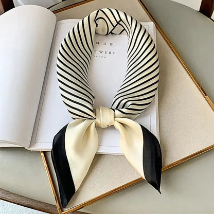 Soft Versatile Women's Silk Scarf - Narrow, Everyday Wear