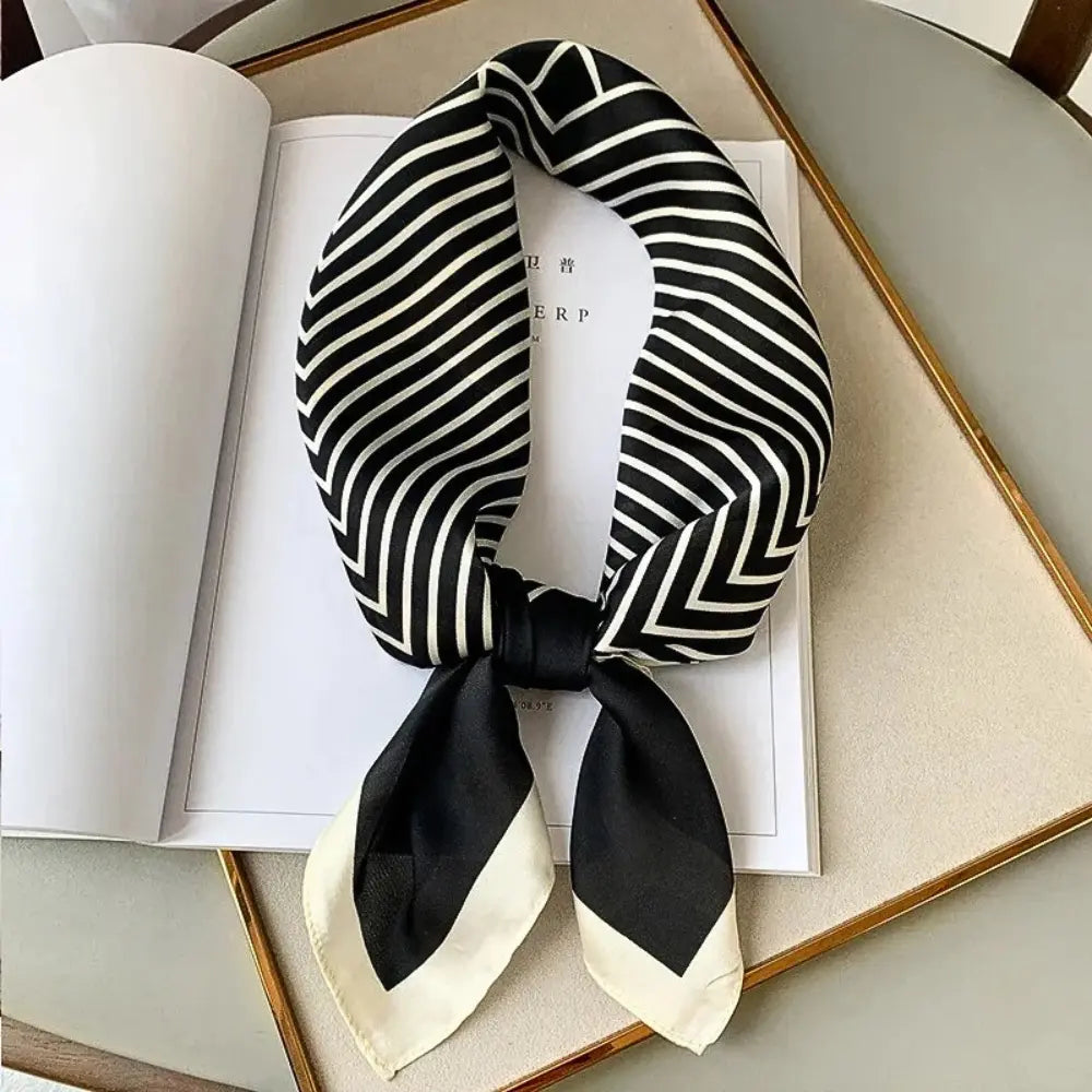 Soft Versatile Women's Silk Scarf - Narrow, Everyday Wear