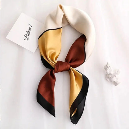 Soft Versatile Women's Silk Scarf - Narrow, Everyday Wear