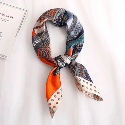 Soft Versatile Women's Silk Scarf - Narrow, Everyday Wear