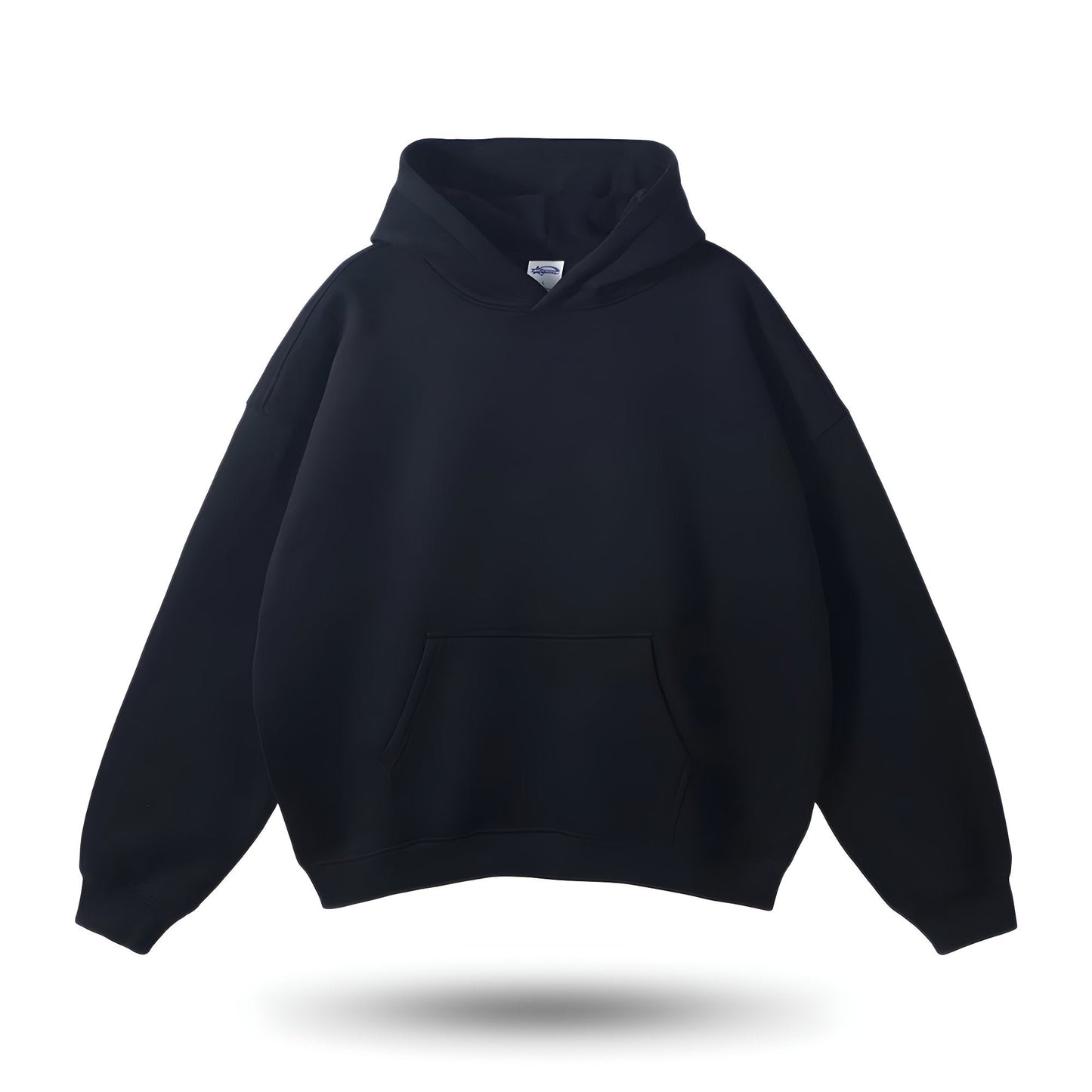 Oversized Unisex Hoodie - Drop Shoulder, Cotton, Everyday