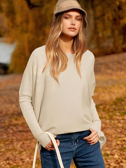 Letvægts damepullover - Oversized strik, til efteråret