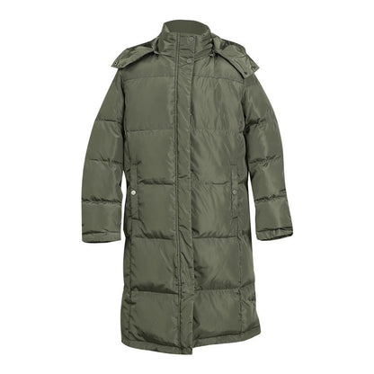 Insulating Women's Long Coat - Quilted Polyester, Commute