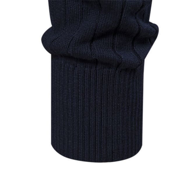 Atmungsaktiver Herren-Halbzip-Pullover – Gerippte Baumwolle, Herbst