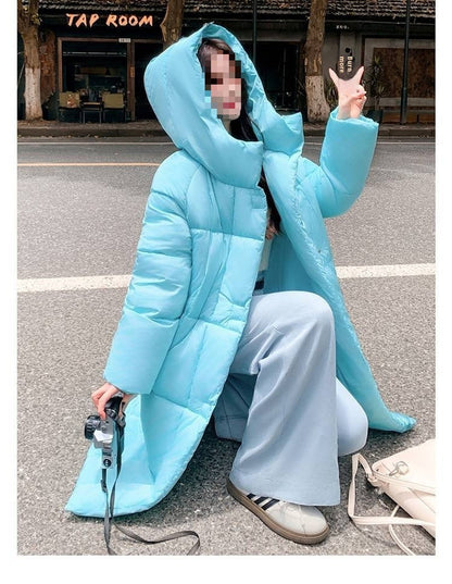 Insulating Women Puffer Coat - Relaxed Quilted, Winter