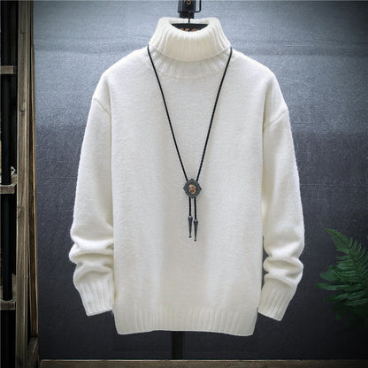 Warmer Jugend-Rollkragenpullover – Lockerer Schnitt, Wollmischung