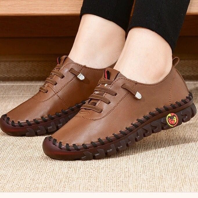 Variant image for Flexible Leather Moccasins with Non-Slip Sole, Comfortable Slip-On Moccasin Shoes for Men and Women, Ideal for Daily Wear-22