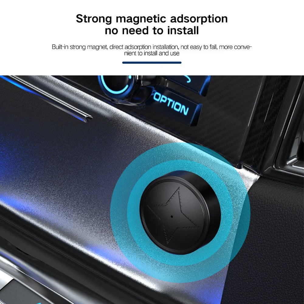 Magnetic GPS Tracker for Cars - Real-Time Vehicle Tracker with Noise Reduction & Long Battery Life, Ideal for Fleet Management & Anti-Theft Solutions