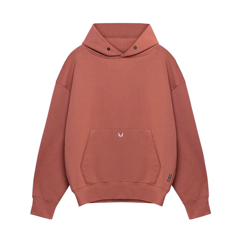 Oversized Relaxed Men's Pullover Hoodie - Cotton, Casual