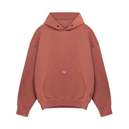 Oversized Relaxed Men's Pullover Hoodie - Cotton, Casual