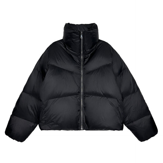 Insulating Womens Puffer Jacket - Oversized Boxy, Polyester