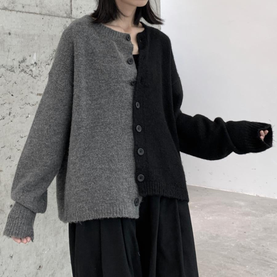 Oversized Women’s Sweater Coat - Button Front, Acrylic