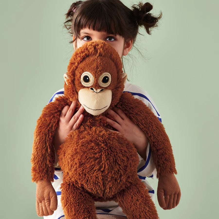 Peluche Mono Punch – Almohada de Peluche Mono Ultra Suave, Regalo Acogedor de Juguete de Peluche