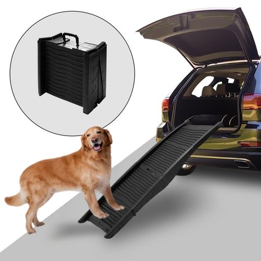 Dog Ramp Folding For Cars SUVs Trucks – Fall 2025 Road Trip, Easy Access For Large Dogs, No Tools, 150 Lb Capacity