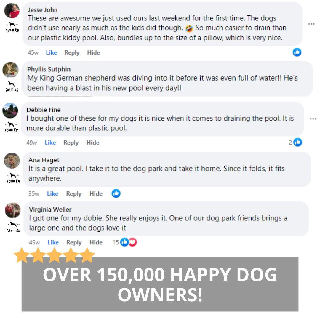 Pop-Up Dog Pool Pieghevole - Bagno e Piscina all'Aperto per Animali Domestici, Estate 2025 Facile Installazione, Scarico Laterale, Rivestimento Durevole