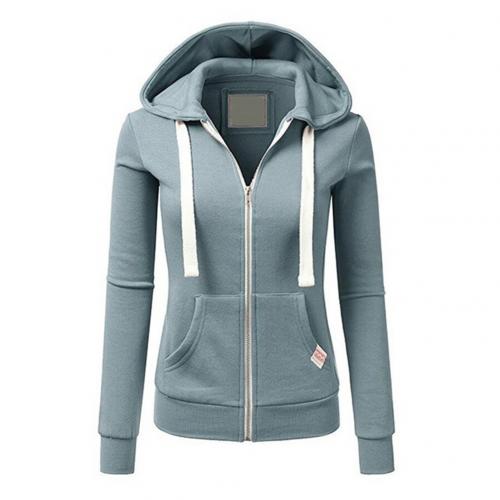 Soft Flattering Women’s Fleece Zip Hoodie - Slim, Brushed