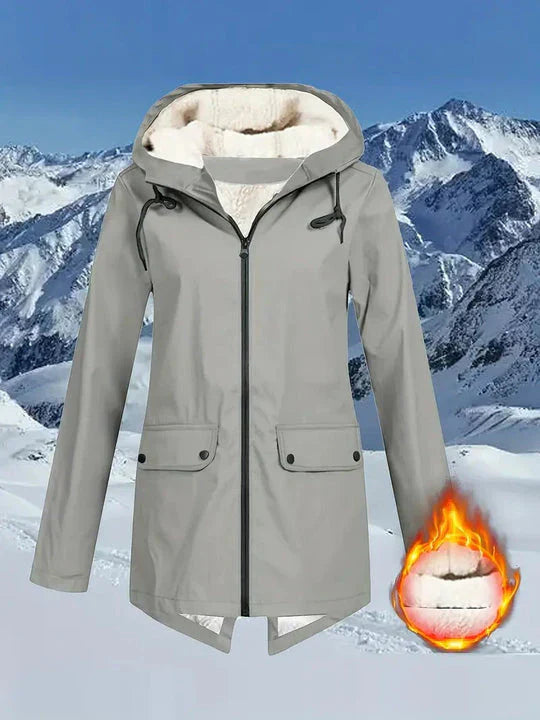 Waterproof Cozy Women’s Jacket – Fleece Lined Parka Coat