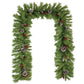 4 ft Pre-Lit Artificial Christmas Tree Set with Wreath, Garland & Entrance Trees - LED Lights for Festive Home Decor 2024