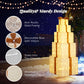 6FT LED Lighted Gift Box Tower – Warm White Glow with Sturdy Weather-Resistant Design for Outdoor/Indoor, Christmas Decor 2024