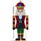 Lighted Nutcracker Soldier Decoration – 66-inch Pre-lit with 162 LED Warm White Lights, Indoor/Outdoor Holiday Decor 2024