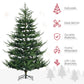 7.5 ft Realistic Pine Hinged Christmas Tree - Flame-Retardant Design for Home Holiday Decor 2024