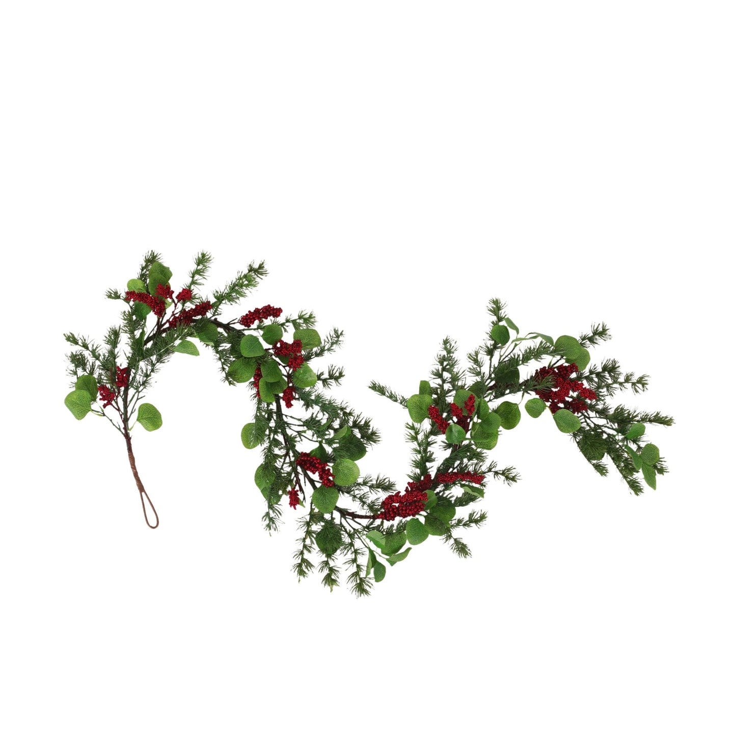 5" Berry & Leaves Garland – Charming Indoor Decor, Perfect for Holiday Styling, Christmas 2024