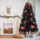 7.5 ft Black Tie Christmas Tree – 2500 Branches, Perfect Holiday Decor for Festive Celebrations 2024