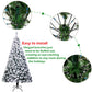 6FT Realistic Snow-Flocked Christmas Tree with 750 Branches - Perfect Holiday Decor for Christmas 2024