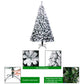 6FT Realistic Snow-Flocked Christmas Tree with 750 Branches - Perfect Holiday Decor for Christmas 2024