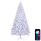 7 ft Pre-Lit White Christmas Tree with 400 RGB LED Lights – App Controlled Holiday Decor for Home & Office Christmas 2024