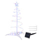 2ft Solar-Powered LED Lighted Christmas Tree with Twinkle and Steady Modes - Perfect Holiday Decor for Indoor & Outdoor Use 2024