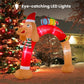 8-Foot Dachshund Inflatable Christmas Arch – LED Lit with Presents, Outdoor Decoration, Holiday Decor 2024