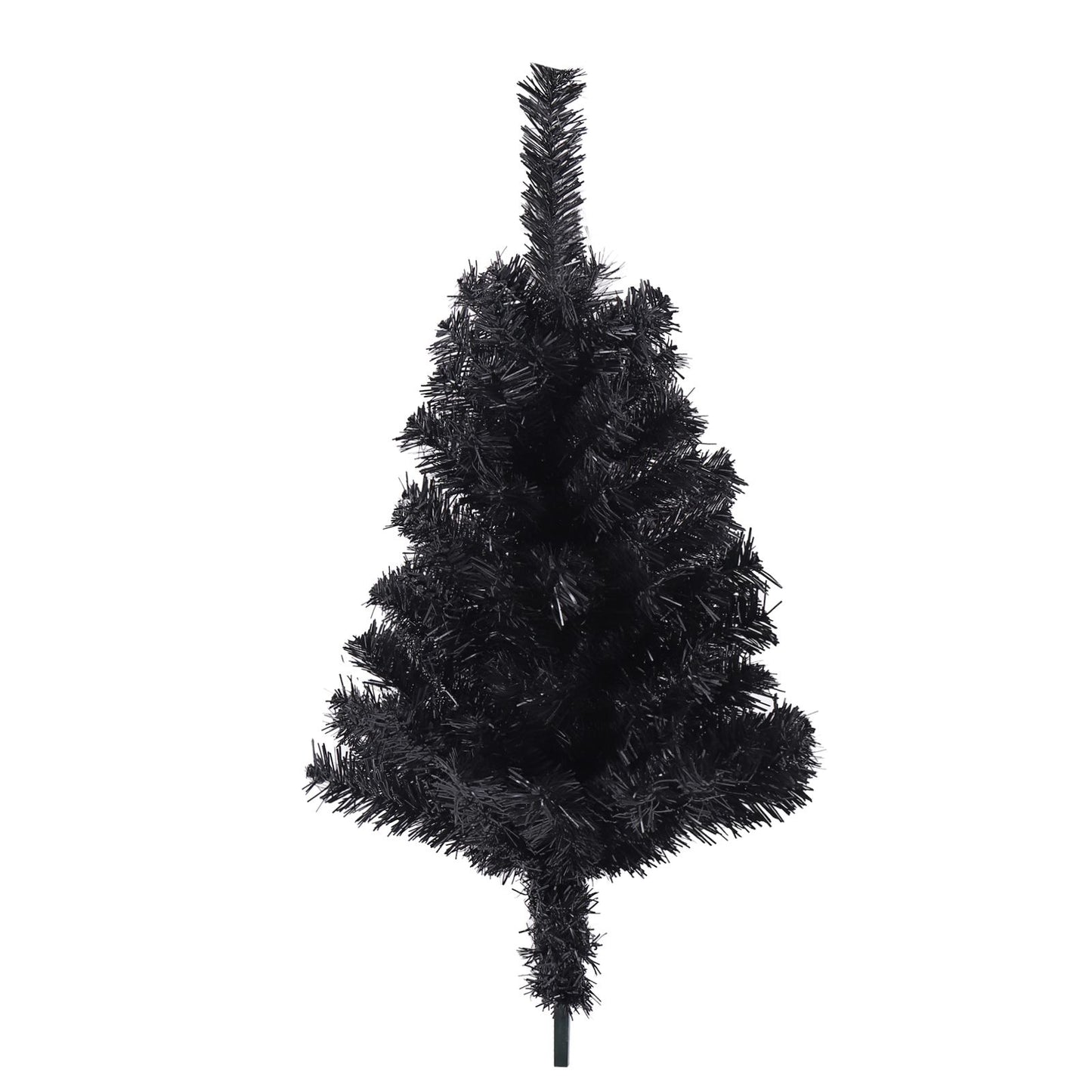 7.5 ft Slim Black Pencil Christmas Tree – Space-Saving Holiday Decor for Compact Spaces, Perfect for Christmas 2024