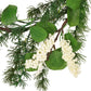 5' Decorative Leaves and Berries Garland – Charming Indoor Accent, Holiday Decor 2024