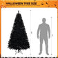 7 ft Pre-Lit Black Pine Christmas Tree with 400 LED Lights and Remote Control – Festive Holiday Decor for Home and Office 2024