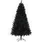 9ft Unlit Black Christmas Tree – 2132 Branch Tips, Auto Open Design, Steel Base for Home & Office Holiday Decor 2024