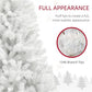 9 ft Snow-Flocked White Christmas Tree – Realistic Holiday Decor for Home, Perfect for Christmas 2024