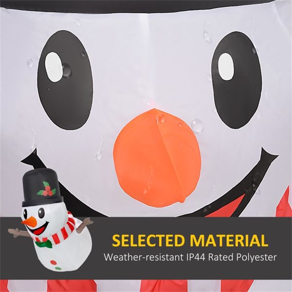 Inflatable Snowman Christmas Decor – 41.3" LED Lit Hanging Design, Indoor/Outdoor Use, Holiday Decoration 2024