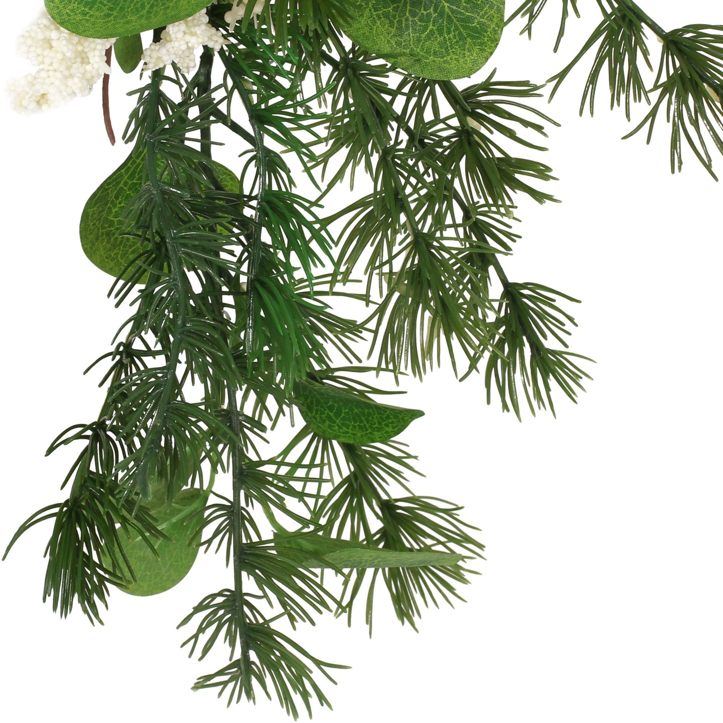 5' Decorative Leaves and Berries Garland – Charming Indoor Accent, Holiday Decor 2024