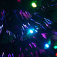 4 ft Pre-Lit Optical Fiber Christmas Tree Set - Colorful LED Lights with Garland, Wreath & Entrance Trees for Festive Holiday Decor 2024