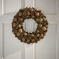 Natural Pinecone Christmas Wreath – 18.5-inch Rustic Decor for Front Door, Holiday Cheer 2024