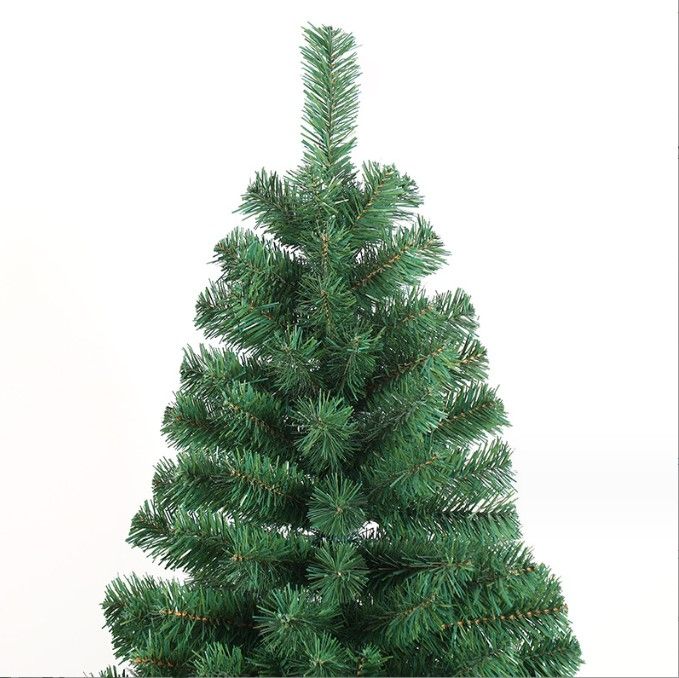 8ft Full Green Artificial Spruce Christmas Tree with Metal Stand – Unlit Holiday Decor for Festive Celebrations 2024