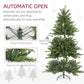 7 ft Snow-Flocked Christmas Tree – Realistic Design with 2003 Tips, Perfect Holiday Decor for Home & Office Christmas 2024