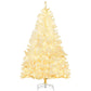 6 ft Pre-Lit White Christmas Tree – 220 Warm LED Lights with Auto Open Design, Perfect Holiday Decor for Christmas 2024