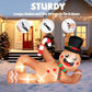 Large 9.8 FT LED Lighted Christmas Inflatable Gingerbread Man – Funny Yard Decor for Outdoor Use, Holiday Celebrations 2024