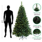 6 ft Pre-Lit Artificial Christmas Tree - Realistic Hinged Design with 300 LED Lights, Perfect Holiday Decor for Christmas 2024