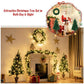 4-Piece Pre-Lit Christmas Decoration Set with Wreath, Garland, and Entrance Trees for Festive Holiday Decor 2024